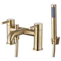 Pomeranian Bath Shower Mixer - Brushed Brass