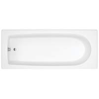 Pomeranian 1700 x 700mm 2 Tap Hole "D" Single Ended Bath & Legs