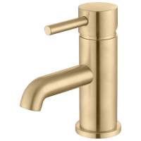 Pomeranian Mono Basin Tap - Brushed Brass