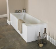 Nuie Linton Square 1500 x 700mm Single Ended Bath