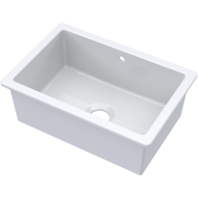 NUIE Inset Single Bowl Kitchen Sink with Overflow 711 x 483 x 254mm