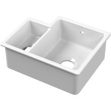 NUIE Inset Right Hand 1.5 Bowl Kitchen Sink 549 x 441 x 195mm