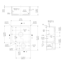 NUIE Inset Left Hand 1.5 Bowl Kitchen Sink 549 x 441 x 195mm