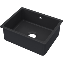 NUIE Inset Single Bowl Kitchen Sink with Overflow 548 x 442 x 197mm