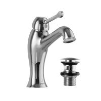 Jaquar Queens Prime Chrome Mono Basin Mixer Tap With Waste