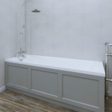 Beaufort Portland 1700 x 700 Single Ended Bath with Grips