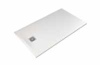 RAK Feeling 1200 x 800mm White Stone Resin Shower Tray - Cut To Size