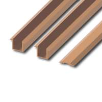 Abacus 10mm Recessed Wall & Floor Channel Pack Brushed Bronze