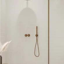 Light Grey Small Flat Metro Reco PVC Tile Wall Panels