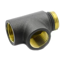 Reina Anthracite Dual Fuel T Piece