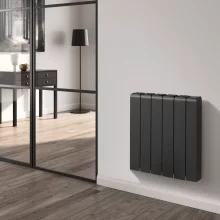 Reina Aron 570 x 450mm Black Wi-Fi Ceramic Core Electric Radiator
