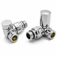 Reina Crova Chrome Corner Radiator Valves