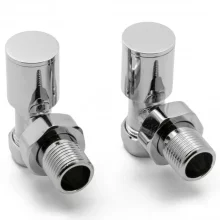 Reina Portland Chrome Angled Radiator Valves