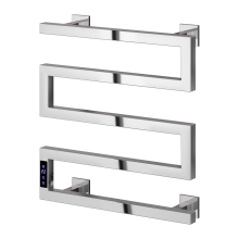 Reina Vispa 510 x 500mm Polished Stainless Steel Bathroom Electric Radiator