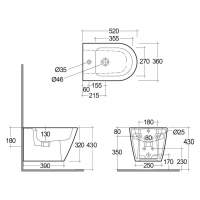 Burlington Bidet P4