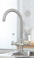 Scudo Harrogate Traditional Kitchen Mixer Tap - Chrome