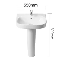 Roca Debba Semi Pedestal
