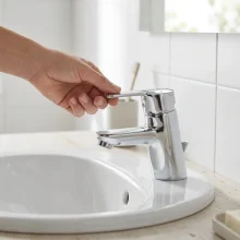 Roca Escuadra Chrome Tall Basin Mixer Tap