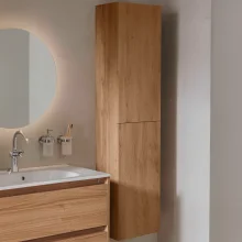 Roca The Gap City Oak 600mm Compact Vanity Unit
