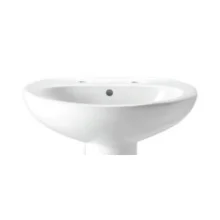 Roca Havana 550mm Wall Hung 2 Taphole Basin