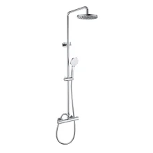 Roca Splash-T Chrome Rigid Riser Kit