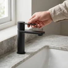 roca-targa-matt-black-basin-mixer-tap-lifestyle.webp