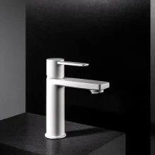 roca-targa-matt-white-basin-mixer-tap-lifestyle-2.webp