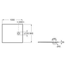 roca-terran-n-superslim-stonex-1000-x-900mm-white-shower-tray-tech.webp