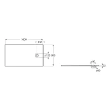roca-terran-n-superslim-stonex-1600-x-900mm-white-shower-tray-tech.webp