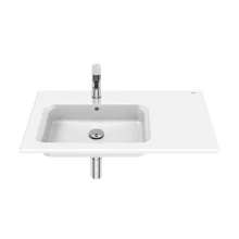 Roca The Gap 800mm 1TH Asymmetrical Left-Handed Basin