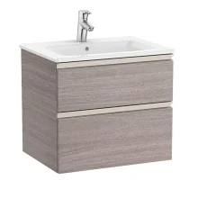 Roca The Gap City Oak 600mm Compact Vanity Unit