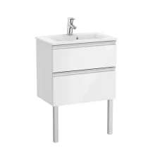 Roca The Gap Nordic Ash 600mm Compact Vanity Unit & Basin