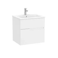Roca Victoria-N 600mm Matt White 2 Drawer Vanity Unit & Basin