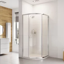 Roman Haven6 Chrome 900mm One Door Quadrant Shower Enclosure