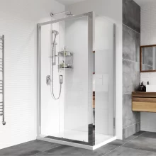 Roman Haven8 Chrome 1000mm Sliding Shower Door