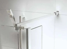 Roman Square Wetroom Glass Straight Side Panel Bracing Kit - LBBKT90SQ