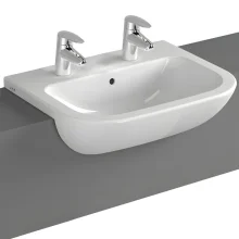 VitrA S20 Semi-Recessed Basin Two Tap Hole