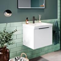 Lewis 1100mm White Slimline Basin & Toilet Combination Unit by Highlife