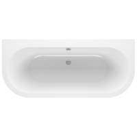 Saxony DOUBLECAST 1700 x 750mm Back To Wall Bath & Legs