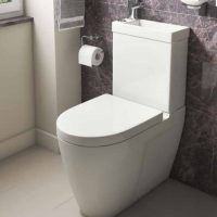 Arley Integrated 2 in 1 Toilet Basin & Tap - 23701P2-J