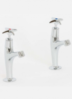 Skara 1/4 Turn Lever Sink Pillar Taps