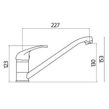 Scudo Manhattan Bronze Monobloc Kitchen Mixer Tap