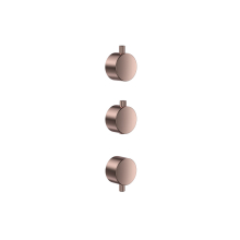 Scudo Brushed Bronze Concealed Plain Handle 3 Pack