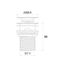 scudo-chrome-round-dome-slotted-sprung-basin-waste-tech.webp