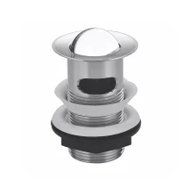 Scudo Chrome Swivel Top Slotted Basin Waste
