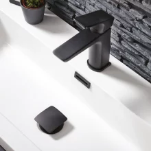 scudo-matt-black-square-dome-slotted-sprung-basin-waste-lifestyle.webp