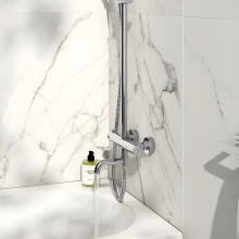 Alliance ASP Dual Head Thermostatic Shower Kit - Rain Head