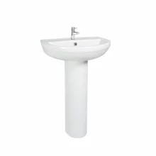 Scudo Spa Basin And Pedestal