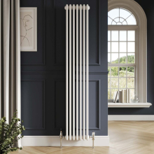Scudo 3 Column 1800 x 425mm White Vertical Designer Radiator