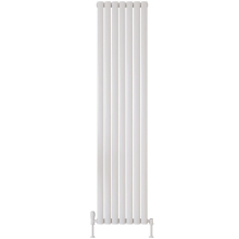 Scudo Apex 413 x 1800mm White Vertical Designer Radiator